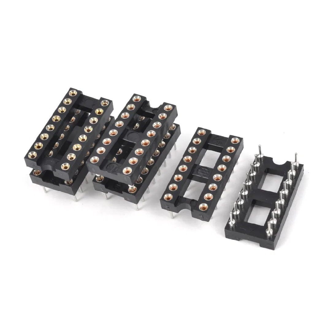 Factory Custom 2.54mm 28 Pin Double Row Pin Header IC Socket