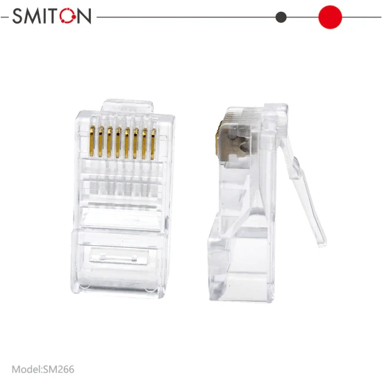 Ethernet RJ45 Connector Cat5 Cat5e CAT6 CAT6A RJ45 Network Cable Connector RJ45 Modular Plug Connector Internet Cable Connector